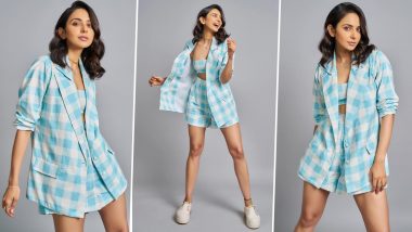 Rakul Preet Singh Weaves a Beautiful Summer Magic With Her Gingham Co-Ord Set (View Pics)