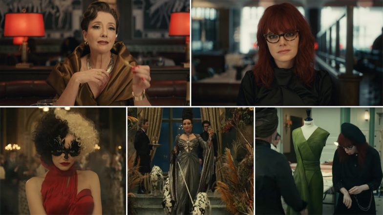 Cruella Official Trailer 2: Emma Stone Is a Beautiful Badass Disney Villain as She Goes Against Emma Thompson’s Baroness – WATCH