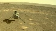 NASA's Mars Helicopter Survives First Freezing Martian Night