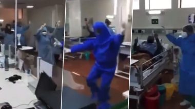 Video of Healthcare Workers Dancing to Punjabi Song in PPE Kits to Cheer up COVID-19 Patients Goes Viral