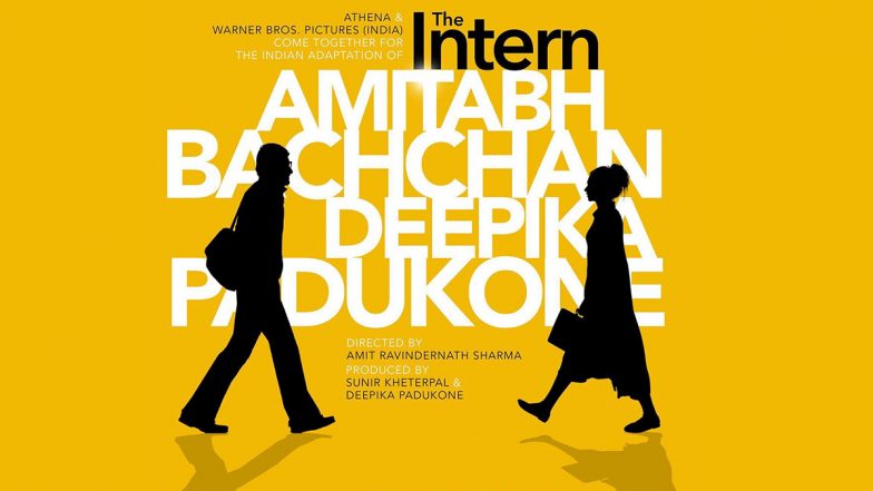 The Intern First Look Out! Amitabh Bachchan Replaces Late Rishi Kapoor In This Deepika Padukone Film