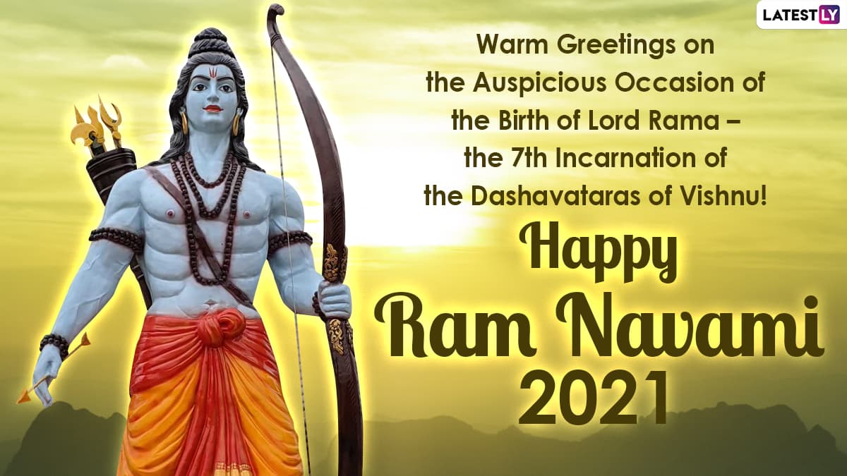 Ram Navami 2021 Wishes and Lord Rama HD Images: Send Happy Rama ...