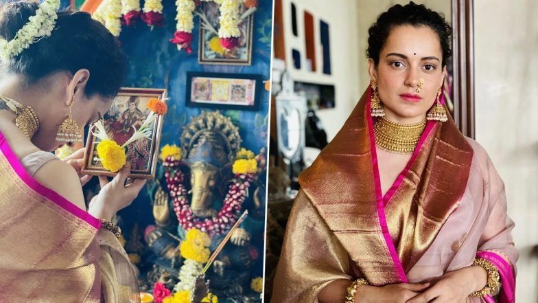 Gudi Padwa 2021: Kangana Ranaut Wishes Fans a Happy Navratri, Says ‘If You Don’t Know What to Do, Worship Your Mother and Take Her Blessings’