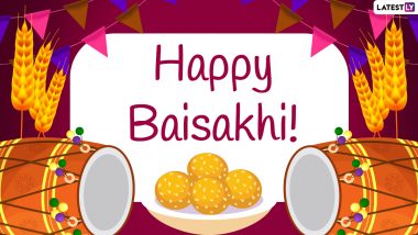 Baisakhi 2021 Wishes, HD Images and WhatsApp Stickers: Happy Vaisakhi Facebook Messages, Telegram Photos and Signal Quotes to Celebrate the Harvest Festival
