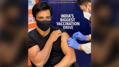 Sonu Sood Gets the First Dose of COVID-19 Vaccine in Amritsar, Says ‘Now It’s Time to Get Whole of My Country Vaccinated’