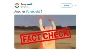 Is PM Narendra Modi Waving at an Empty Field During West Bengal Election Rally? Fact Check Reveals The Truth Behind Viral Video Shared by Congress