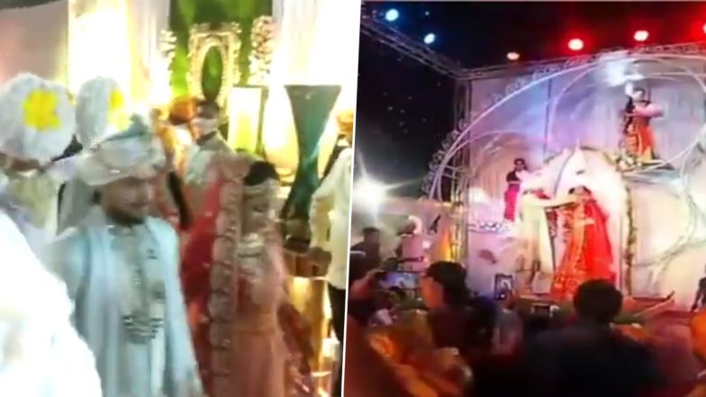 Bihar BJP MLA Vidya Sagar Keshri Violates COVID-19 Guidelines For His Son's Wedding, More Than 500 People Attended The Ceremony (Watch Video)