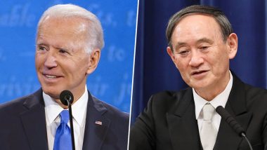 US President Joe Biden, Japanese PM Yoshihide Suga Discuss Chinese Influence Over Indo-Pacific