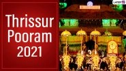 Thrissur Pooram 2021 Wishes And Greetings: WhatsApp Messages, HD Images And Wallpapers to Share on The Auspicious Day