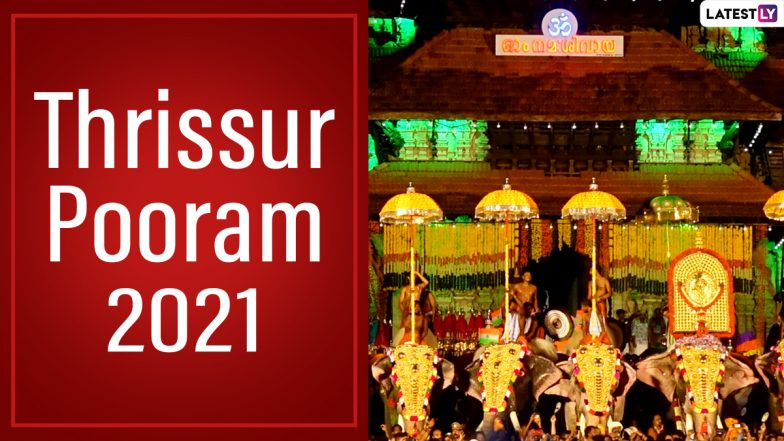 Thrissur Pooram 2021 Live Streaming: Watch Kerela's Popular Temple Festival From Home on YouTube