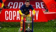 Lionel Messi Scores 2 Goals, Barcelona Beats Athletic Bilbao 4-0 to Win Copa Del Rey 2021