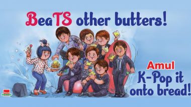 Amul's New BTS 'Butter' Topical Is Garnering ARMY's Purple Hearts All over Twitter! Take a Look at the Amazing Creative Featuring the K-Pop Group