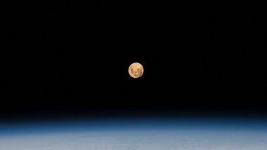 ISS Shares Incredible Pics of Pink Super Moon From Space, Spectacular Sight Will Leave You Mesmerised!