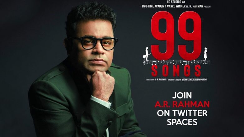 99 Songs: AR Rahman Announces Special Virtual Concert of His Upcoming Musical Movie (Read Deets)