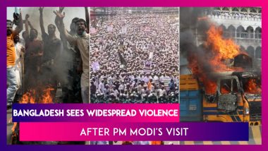 Bangladesh Sees Widespread Violence After PM Narendra Modi's Visit, Train, Temples Attacked