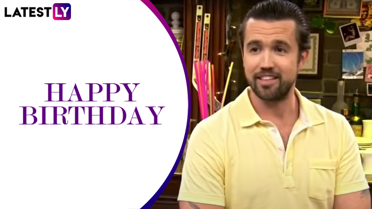 Happy Birthday, Rob McElhenney 