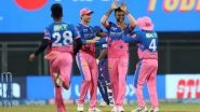 RR vs KKR, IPL 2021 Toss Report & Playing XI Update: Yashasvi Jaiswal Replaces Manan Vohra as Sanju Samson Opts to Bowl