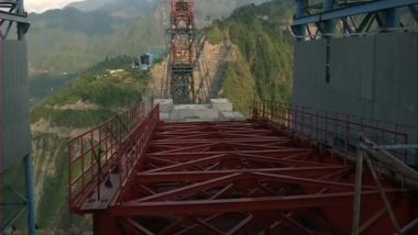 Jammu and Kashmir: Arch of World's Highest Railway Bridge on Chenab River Completed