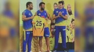 Cheteshwar Pujara Gets Official CSK Jersey From Captain MS Dhoni, Says &lsquo;Looking Forward&rsquo; to a Great IPL 2021