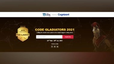 Business News | Who is the World's Top Coder? Code Gladiators Begins Its 2021 Quest with Cognizant