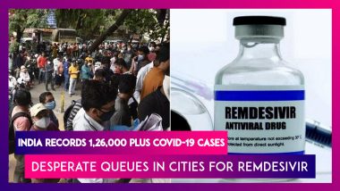 India Records 1,26,000 Plus COVID-19 Cases, Desperate Queues In Cities For Remdesivir