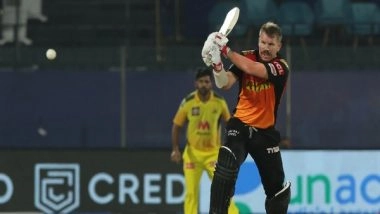 Sports News | David Warner Becomes First Batsman to Smash 50th Fifty in IPL, Completes 200 Sixes