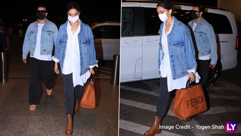 PICS: Not To Miss Deepika Padukone's Monochrome Airport Look With Her Fancy  Fendi Bag