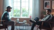 MS Dhoni Meets His &lsquo;Younger Self&rsquo;, Talks About His Cricket Journey and the Sacrifices He Made (Watch Video)