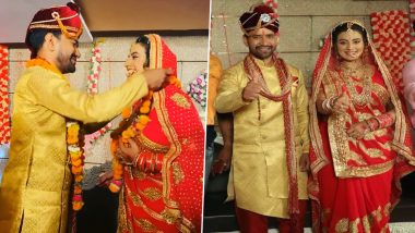 Did Bhojpuri Star Dinesh Lal Yadav Marry Akshara Singh Amid The Pandemic?  Here's the Truth Behind the Viral Video! | ðŸ‘ LatestLY