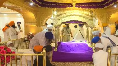 Guru Teg Bahadur 400th Birth Anniversary: Shiromani Gurdwara Parbandhak Committee Organises Paath of Guru Granth Sahib at Gurdawara Guru Ka Mahal in Amritsar, See Pics