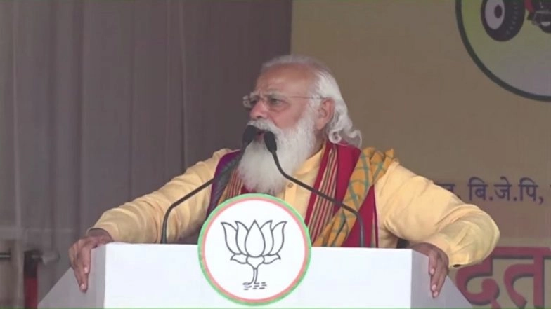 Assembly Elections 2021: PM Narendra Modi Spearheads BJP’s Campaign, Addresses 23 Rallies So Far