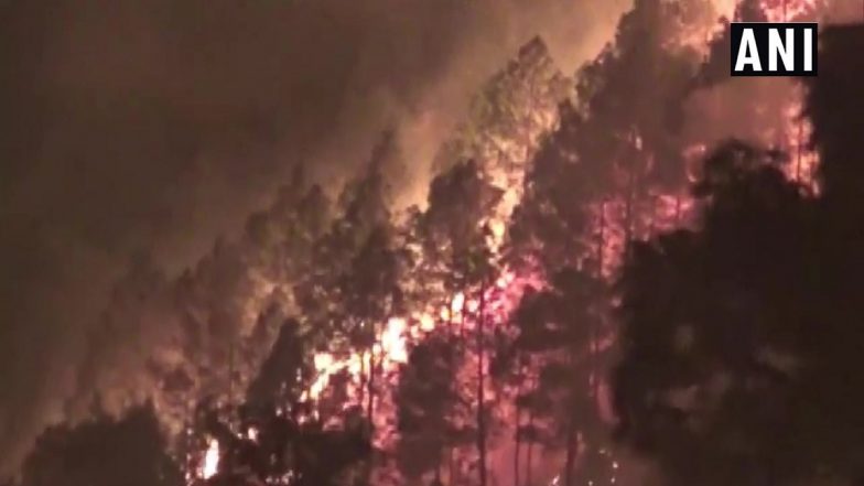 Uttarakhand Wildfire: Operation Underway To Douse Forest Fire in New Tehri District