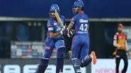 Sports News | IPL 2021: Dhawan and Pant Came out to Bat in Super Over Because of Rashid, Says Prithvi