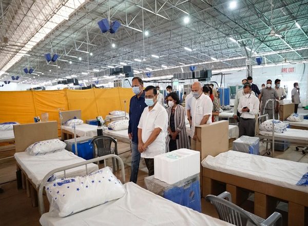 India News | Delhi's Sardar Patel Covid Care Centre Starts Functioning with 500 Oxygen Beds