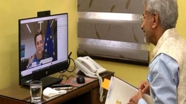 World News | Jaishankar, EU's Margrethe Vestager Discuss Preparation of Virtual India-EU Summit