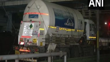 India News | First Oxygen Express Reaches Nagpur, City Gets 15 MT Oxygen