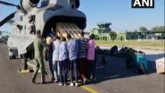 IAF's Chinook Helicopter Leaves for Leh from Jammu with Bio-safety Cabinet and Centrifuges