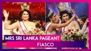 Mrs Sri Lanka Pageant Fiasco: Mrs World Caroline Jurie Snatches Mrs Srilanka Beauty Pageant Winner Pushpika De Silva&rsquo;s Crown On Stage
