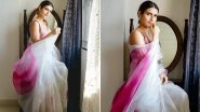 Yo or Hell No? Fatima Sana Shaikh's Organza Saree by Picchika