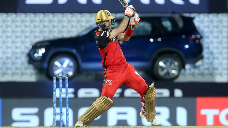 Glenn Maxwell Scores First IPL Fifty in 5 Years, Smashes 41-Ball 59 During SRH vs RCB IPL 2021 Match