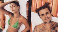 Hailey Baldwin Rocks Printed String Bikini in This Hot Pic Posted by Husband Justin Bieber