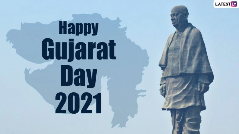 Happy Gujarat Day 2021 Images, HD Wallpapers & Greetings: Send Gujarat Sthapana Din Wishes in Gujarati, WhatsApp Stickers, Telegram Photos, Quotes, and Messages on May 1