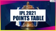 IPL 2021 Points Table: Delhi Capitals Lead; MI, CSK, RCB In Playoff Spots Ahead of UAE Leg
