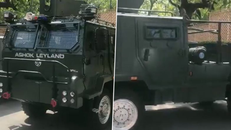 IAF Inducts 6-Tonne Light Bullet Proof Vehicles For Enhancing Airbases' Security (Watch Video)