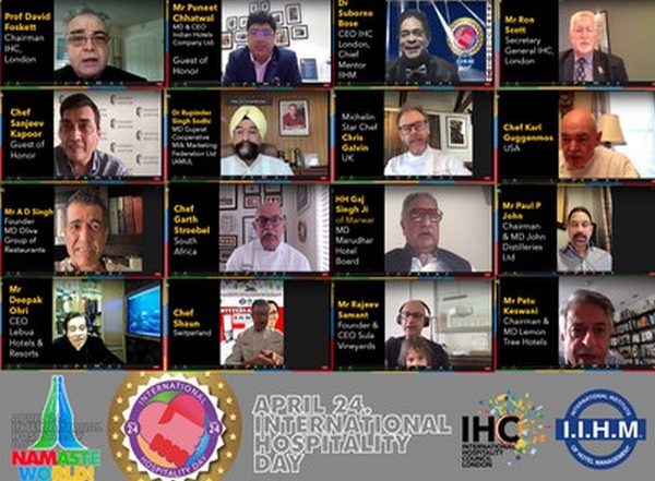 Business News | IIHM and IHC Celebrate International Hospitality Day Globally on the Online Platform to Uplift the Spirit of Hospitality