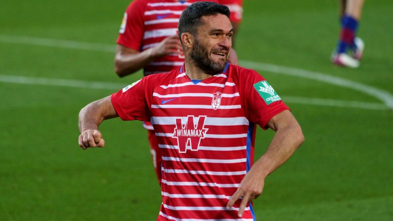 Barcelona 1–2 Granada Goal Video Highlights: Jorge Molina’s Second-Half Winner Leave Barca Trailing in La Liga 2020–21 Title Race
