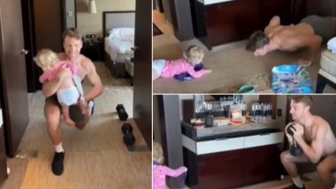 Jos Buttler’s Workout with Daughter Ahead of IPL 2021 Will Melt Your Heart (Watch Video)