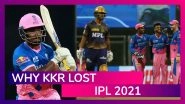 Rajasthan vs Kolkata IPL 2021: 3 Reasons Why Kolkata Lost