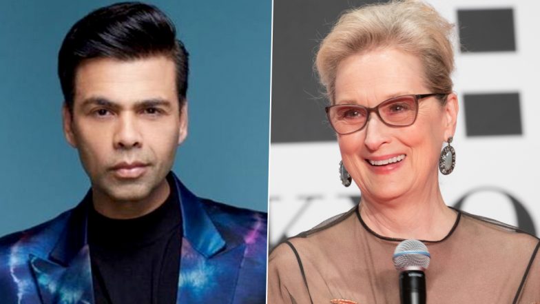 Karan Johar Wants To Go On A Dinner Date With Oscar-Winner Actress Meryl Streep