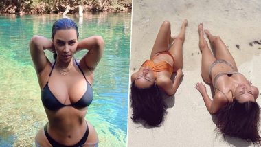 Kim Kardashian Raises the Temperature As She Posts a Picture With Her Friend Stephanie Shepherd Suganami in a Stunning Bikini